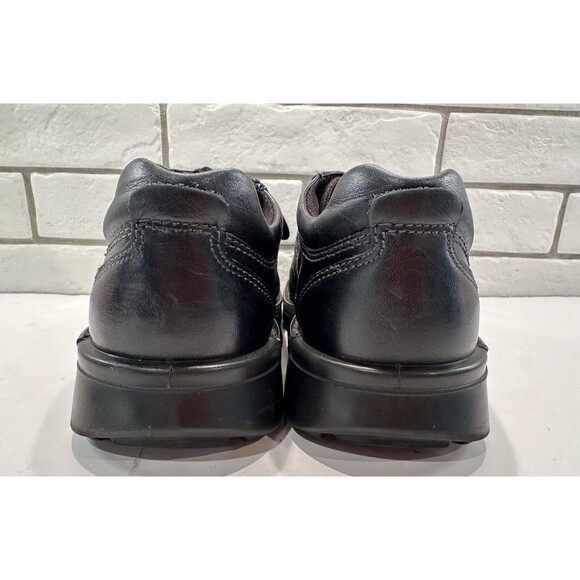 ECCO Light Shock‎ Point Men's Leather Black Lace Up Shoes  size US 8 EU 41 - Picture 6 of 12